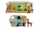 Scooby doo mystery van set format din dubita metalica scara 1:24 si 2 figurine, Simba