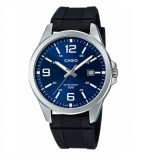 Casio MTP-VD01-2EVUDF Ceas Analog pentru Bărbați cu Curea Neagră din Rășină 45mm
