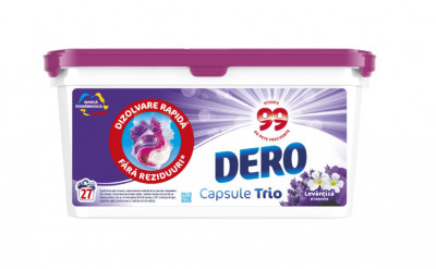 Detergent de rufe capsule Dero 2in1 Levantica 27 spalari foto