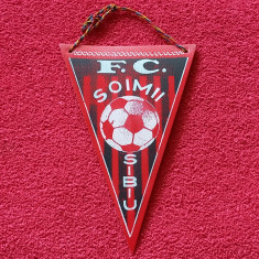 Fanion fotbal - FC "SOIMII" SIBIU (dimensiuni 15x10 cm)