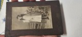 Fotografie cabinet , atelier fotografic anii 1900 - 1910 , WEISS BUCURESTI