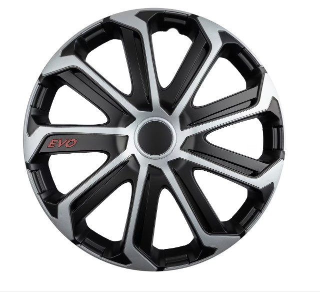 SET 4 CAPACE EVO Gri-Negru R16