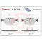 Placute frana Audi A4 B5 Avant (8d5), A8 D2 (4d2), TT (8n3), BMW 7 (E38), Z8 Roadster (E52), Chrysler Crossfire, Mercedes C-Class (W202), CLK (C208),