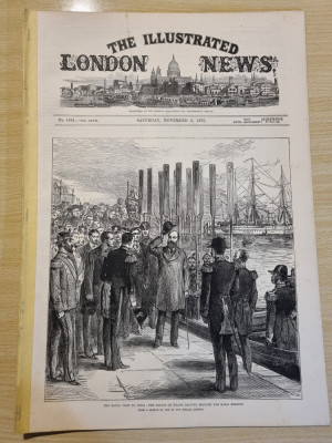 The illustrated London News - 6 noiembrie 1875 - stiri,gravuri,frumos ilustata foto