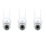 Set 3 camere de supraveghere WiFi PTZ PNI IP440 4MP cu zoom digital