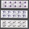 Korea 1990 Fishes x 10, block, used V.006