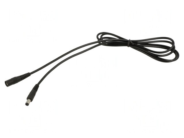 Cablu DC 5,5/2,1 și 5,5/2,5 mm negru