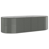 Cumpara ieftin Strat inaltat gradina 249x100x68 cm otel galvanizat