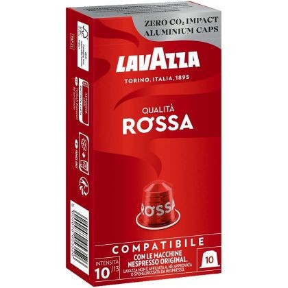 Lavazza Qualita Rossa Capsule Nespresso aluminiu 10 buc