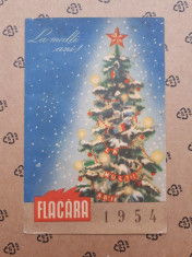 CALENDAR FLACARA format mic ? an 1954 foto