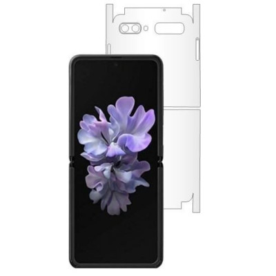Folie Spate Pentru Samsung Galaxy Z Flip (2020) - AntiSock Ultrarezistenta Autoregenerabila UHD Invizibila foto