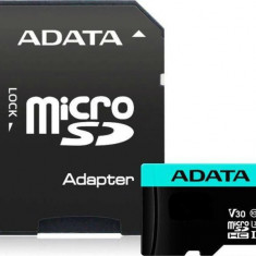 Micro secure digital card adata 256gb ausdx256gui3v30sha2-ra1 uhs-i class 10 sd 6.0r/w: up to 100/80mb/s