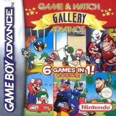 Joc retro Nintendo GAMEBOY ADVANCE Super MARIO Game &amp;amp; Watch Gallery Advance foto