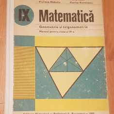 Geometrie si trigonometrie, manual pentru clasa IX de Augustin Cota