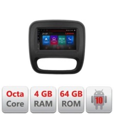 Navigatie Renault Trafic 2014-2017 E-rt09 Octa Core cu Android Radio Bluetooth Internet GPS WIFI DSP 4+64GB 4G v2 CarStore Technology foto