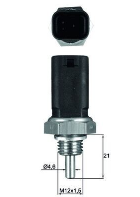 MAHLE TSE 11 senzor,temperatura lichid de racire foto