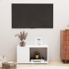 VidaXL Comodă TV, alb, 60x24x32 cm, PAL
