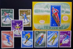 Timbre 1984 Jocurile Olimpice de Iarna - Sarajevo MNH foto