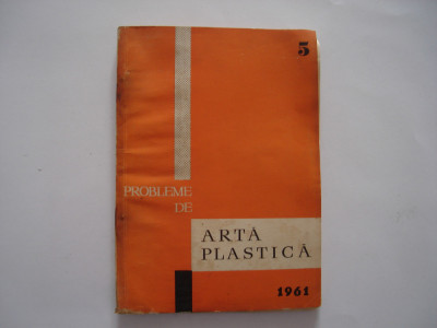 Revista Probleme de arta plastica nr. 5/1961 foto