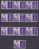 1956 LP 406 b ZIUA INTERNATIONALA A COPILULUI CU 10 VINIETE DIFERITE DREAPTA MNH