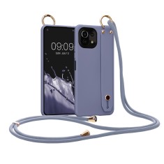 Husa Kwmobile pentru Xiaomi Mi 11 Lite 5G/11 Lite 5G NE, Silicon, Albastru, 57331.130