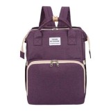 Rucsac Multifunctional pentru Mamici, Cyrax, cu Patut Pliabil si Baza de Schimbat, Rezistent la Apa, Capacitate Mare, Usor, Compartimente Multiple, Bu