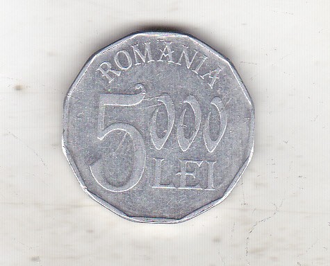 bnk mnd Romania 5000 lei 2002 stare buna