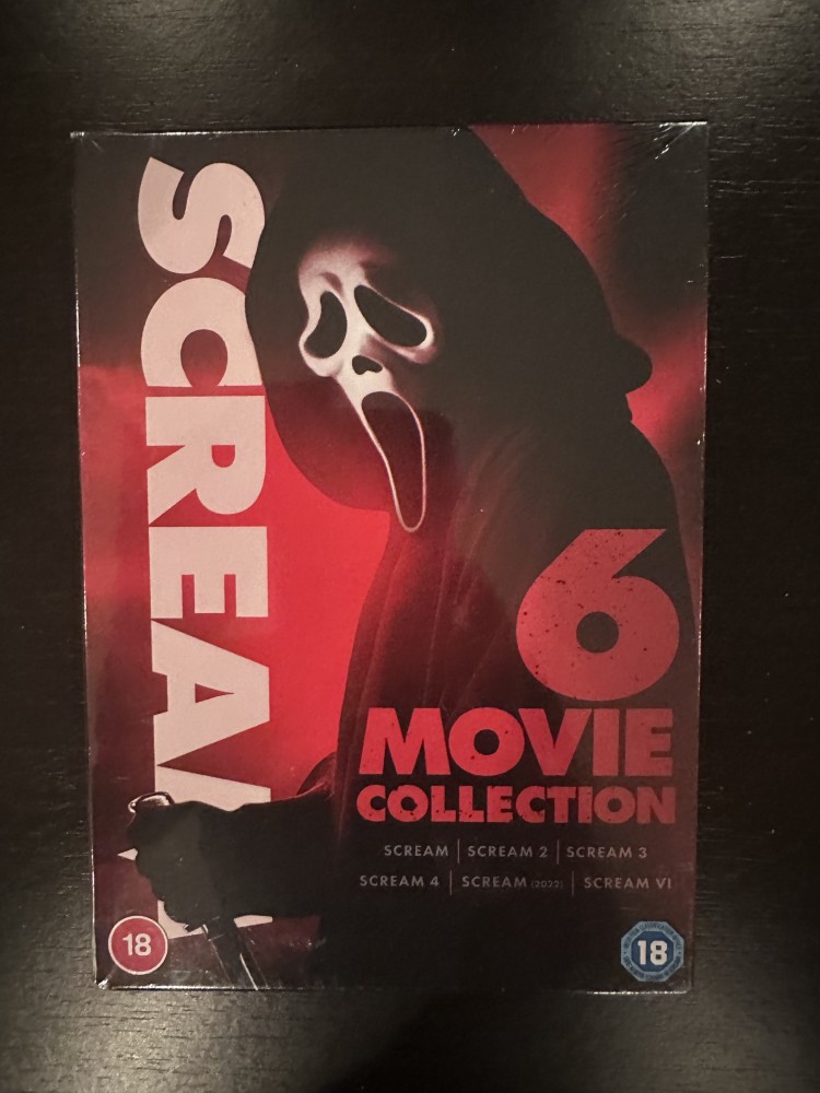 Scream Colectia Completa 1-6 DVD (Filme Horror) Sigilate, Engleza