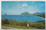 Bnk cp Martinica - Carte postala circulata catre Romania - 1970, Printata