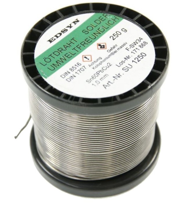 Fludor 1mm, 250g, SN60PB38CU2, SU 1250, Edsyn, 336573