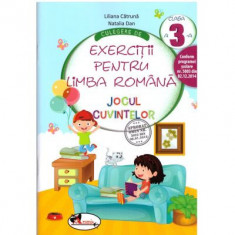 Culegere de exercitii pentru limba romana clasa a 3-a. Jocul cuvintelor - Liliana Catruna