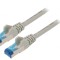 Patch Cord S/FTP Cat 6a LSZH Gri 5m