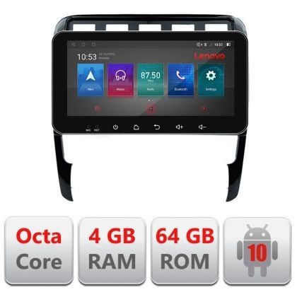 Navigatie Porsche Cayenne 2002-2011 I-443 4+64 ecran 10.33&quot; Android Waze USB Navigatie Internet Youtube Radio CarStore Technology
