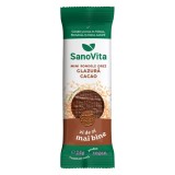 Mini rondele din orez cu cacao, 24g, SanoVita
