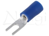 Papuc M3 furculita albastru izolat