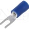 Papuc M3 furculita albastru izolat