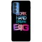 Husa compatibila cu Motorola G20 model Work hard dream big, Silicon, TPU, Viceversa