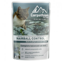 Carpathian Hrana Umeda pentru Pisici 100g Hairball Control Rata Jeleu