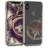 Husa pentru Apple iPhone X / iPhone XS, Silicon, Roz, 42505.11, Carcasa, Kwmobile