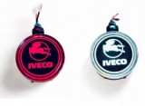 Lampa Oglinda LED Pablo LOGO FR0333 Iveco, 12-24V, Alb-Rosu, Montaj Lateral, Diametru 10cm