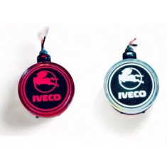 Lampa oglinda Pablo LOGO FR0333 Iveco alb-rosu