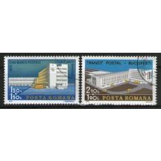 Romania 1975 - Ziua mărcii poştale rom&acirc;neşti, serie stampilata