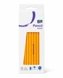 Creioane grafit Aro, HB, cu radieră, set 10 bucăți
