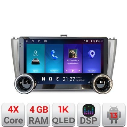 Navigatie Toyota Avensis 2009-2015 Kit-TY12 Edotec 4+64 10.5 inch Incell 1K android Wifi 5Ghz gps internet Q CarStore Technology