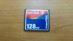 SanDisk Compact Flash CF-Card 128MB #60148 foto