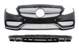 Bara fata cu difuzor Mercedes C-Class W205 S205 2014-2020 Sport Line
