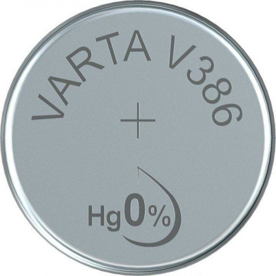 Baterie Varta V386 1.55V 105mAh Silver Oxide pentru ceasuri foto