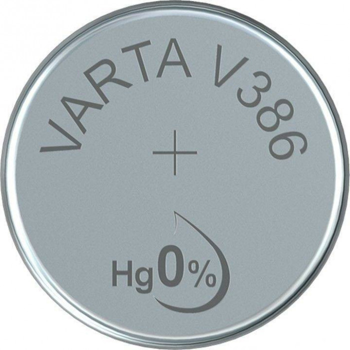 Baterie Varta V386 1.55V 105mAh Silver Oxide pentru ceasuri