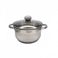 CRATITA INOX CU CAPAC 6.5L 24X14.5CM HF-4465