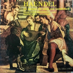 AMS - HANDEL - SASE SONATE PENTRU VIOARA SI CLAVECIN (DISC VINIL, LP)